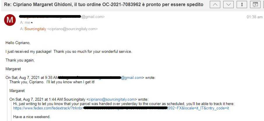 Reshipper Italy 372